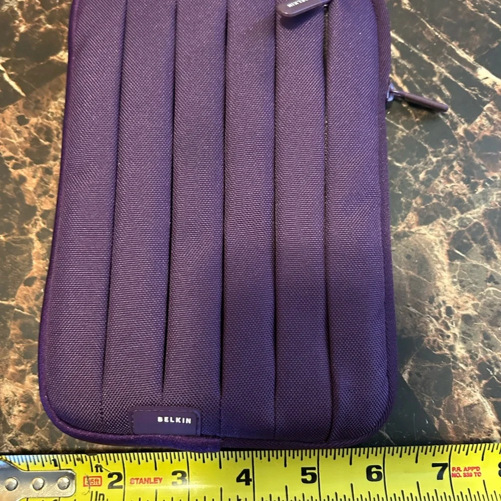 Purple Belkin tablet sleeve